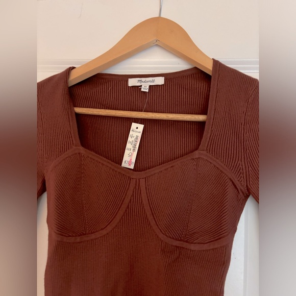 Madewell long sleeve cupped shirt, size XS - never worn - Picture 2 of 2